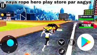 new hd graphics android games  new game hd graphics  rope hero new episode  irfan ali gamer [upl. by Elnukeda35]