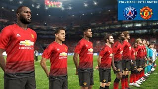 PSG vs Manchester United  2nd Leg  Champions League 2019 Gameplay [upl. by Clare505]