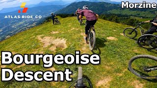 Bourgeoise Epic Descent  Morzine into Samoens [upl. by Ardnaiek432]