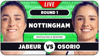 JABEUR vs OSORIO • Nottingham Open 2024 • LIVE Tennis Watchalong Stream [upl. by Simpson]