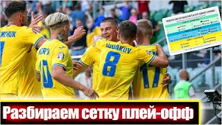 ДААА 😃 УКРАИНА ВЫЙДЕТ НА ЕВРО2024  ЖЕРЕБЬЕВКА ПЛЕЙОФФ ЧЕМПИОНАТА ЕВРОПЫ  ШАНСЫ СБОРНОЙ УКРАИНЫ [upl. by Metzger]