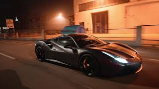 Capristo 488GTB DarkMontage 4K Capristo full exhaust system blue flames and huge sound  by Giulio [upl. by Nani469]