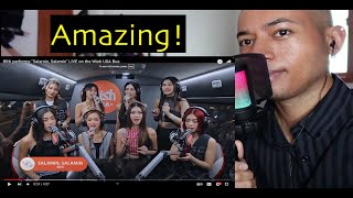 BINI performs quotSalamin Salaminquot LIVE on the Wish USA Bus  REACTION  SEKSHI V [upl. by Limaa]