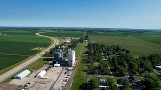 Wapella Illinois Aerial Video [upl. by Scevor]