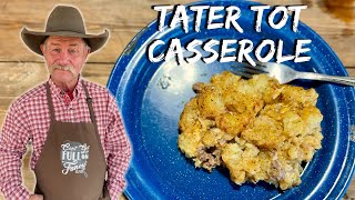 Tater Tot Casserole  Cheap and Easy Recipe [upl. by Tnecnev]