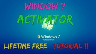 window 7 activator loader 2018  tutorial [upl. by Currie876]