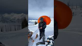 Sled Edit 3 adventure gnarly snowboarding mountainskiing adventuretravel snow sledding [upl. by Kcirrek]