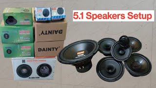 51 SPEAKER SETUP WOOFER SUBWOOFER DETAILS IN TAMILDAINTYZIPP CAPITAL [upl. by Ayekram938]