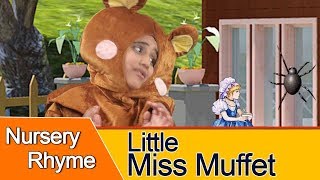 Little Miss Muffet  Amazing and classic Nursery Rhyme for children [upl. by Evad]