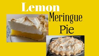 Homemade Lemon Meringue Pie [upl. by Nylanej]