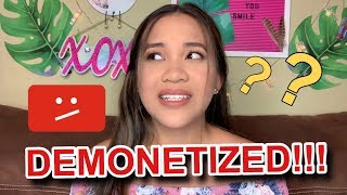 MY CHANNEL GOT DEMONETIZED WITHOUT COPYRIGHT STRIKES  What Happen LyndzyVLOGS [upl. by Llednov]