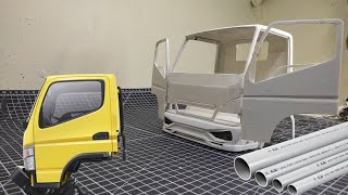 My way of making a Mitsubishi canter truck cabin [upl. by Eniluqaj]