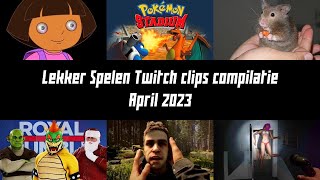 Lekker Spelen Twitch clips compilatie  April 2023 [upl. by Irbua116]