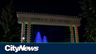 Spruce Meadows Christmas lights display is back in Calgary [upl. by Adnale209]