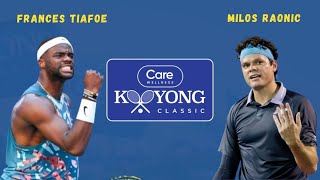 Frances Tiafoe vs Milos Raonic  Kooyong Classic 2024 [upl. by Sulakcin]