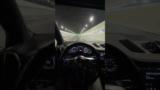 Porsche Cayenne driving in tunnel automobile car [upl. by Akkin274]