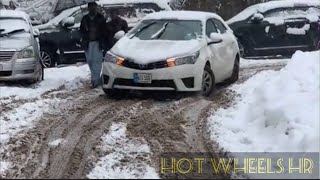 Nathia Gali Snowfall☃️Carsvideo murreepakistan [upl. by Lyndsay]