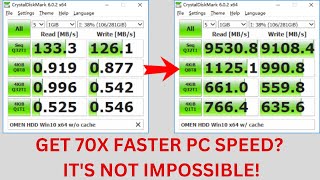 How to boost PC Speed to 70x II सबसे तेज कंप्यूटर PrimoCache se [upl. by Jobe]