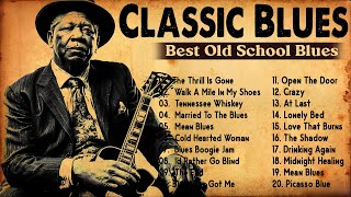 OLD SCHOOL BLUES MUSIC GREATEST HITS 🎸 Best Classic Blues Music Of All Time 🎸 BB King John Hooker [upl. by Aled229]