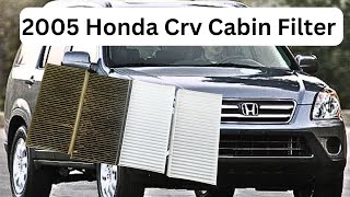 2005 Honda CRV Cabin Air Filter Replacement [upl. by Hutton]