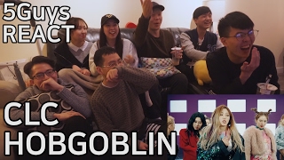 FUNNY REACT CLC 씨엘씨  도깨비 Hobgoblin 5Guys w Everald [upl. by Nelag950]