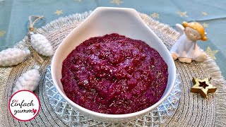 Weihnachtlicher Rotkohl 🎄das Beste Rezept aus dem Thermomix® TM5TM6 🙌🏻 [upl. by Enedan]