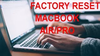 Factory Reset MacBook Air Pro Restore MacBook To Factory Settings [upl. by Borek]