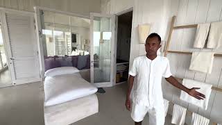 Soneva Jani Maldives  One Bedroom Water Reserve with Slide  Villa 85  room tour [upl. by Atiugram]