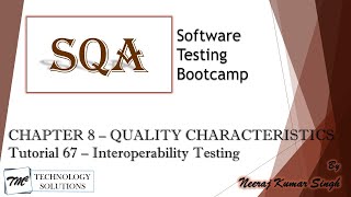 Software Testing Bootcamp  Interoperability Testing  Quality Characteristics of Testing [upl. by Atnahsa]