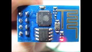 esp8266 serial WiFi module firmware downgrade [upl. by Eillak]