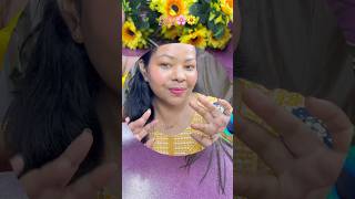 Make Haldi Jewelry with Kanner Flowers in Minutes 🌼✨ DIYHacks TrendingDIY HaldiJewelry shorts [upl. by Zetnahs]