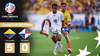 Copa América 2024  Colombia 50 Panamá  Cuartos de Final [upl. by Henden]