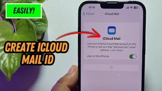 How to Create iCloud Mail ID on iPhone 2024 Updated [upl. by Grassi]