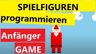 SpieleProgrammierung für Anfänger  bewegende NikolausFigur programmieren  Teil 1 [upl. by Anneliese901]