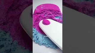 Kinetische Sandschneiden  Very Satisfying and Relaxing Kinetic Sand ASMR drop and squish shorts [upl. by Liebowitz]