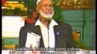 Ahmed deedat vs Stanly sjorberg Is jessus God Apakah yesus tuhan  Teks Indonesia 3 [upl. by Nido]