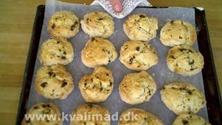 Scones med chokoladestykker [upl. by Tia]