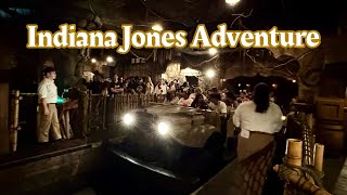 Indiana Jones Adventure  Thrill Rides Dark Loud amp Scary  Disneyland Park [upl. by Netty]