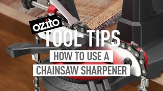 How to Sharpen Chainsaw Chain  Ozito Tool Tips PXCCSSS018 [upl. by Bowie]