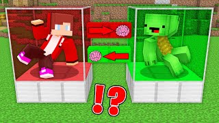 How JJ and Mikey Swap The Brains in Minecraft  Maizen [upl. by Ahseret]