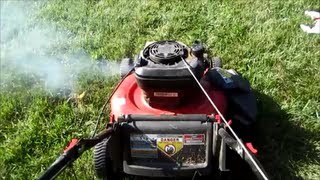 Troy Bilt 21quot 675HP B amp S Engine  Its Alive Again  Part II  July 22 2013 [upl. by Acirre]