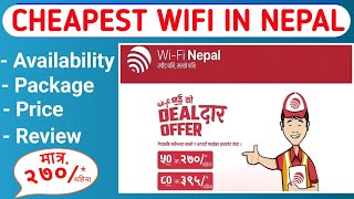 WiFi Nepal  Cheapest wifi in nepal  Availability  package  price and review about wifi nepal [upl. by Mikihisa]