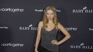 Izabella Miko quotAdoptTogether 2016 Baby Ball Galaquot Black Carpet [upl. by Ithsav725]