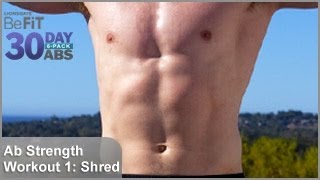 Ab Strength Workout 1 Shred  30 DAY 6 PACK ABS [upl. by Clarkson]