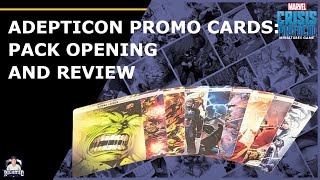 Marvel Crisis Protocol Adepticon Promo Cards Opening and Mini Review [upl. by Bunting]