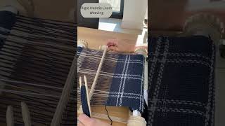 Rigid Heddle Loom Weavingweavingloom scarf handweaving handmade rigidheddleweaving hobby [upl. by Sanbo]