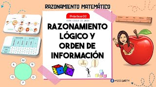 PRÁCTICA N° 2 RAZONAMIENTO LÓGICO Y ORDEN DE INFORMACIÓN CEPU CICLO II  2023 [upl. by Derwin]