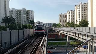 🟥C651 Set 233234 departing Choa Chu Kang MRT Station Marina South Pier Bound [upl. by Itsirhc]