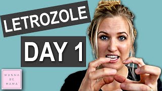 Letrozole  Femara Side Effects  Day 1  my Fertility Journey [upl. by Nylecaj291]