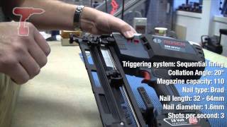 How to nail skirting with a Bosch brad nailer [upl. by Maidie]